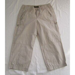 Women's Eddie Bauer 100% Cotton Blakely Fit Capri Pants Sz 4 (WP222)